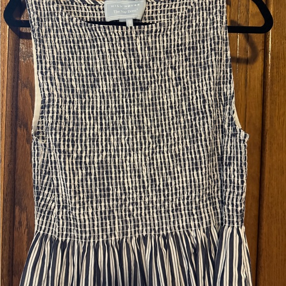 Hill House Navy and White Textured Dress - Picture 4 of 8